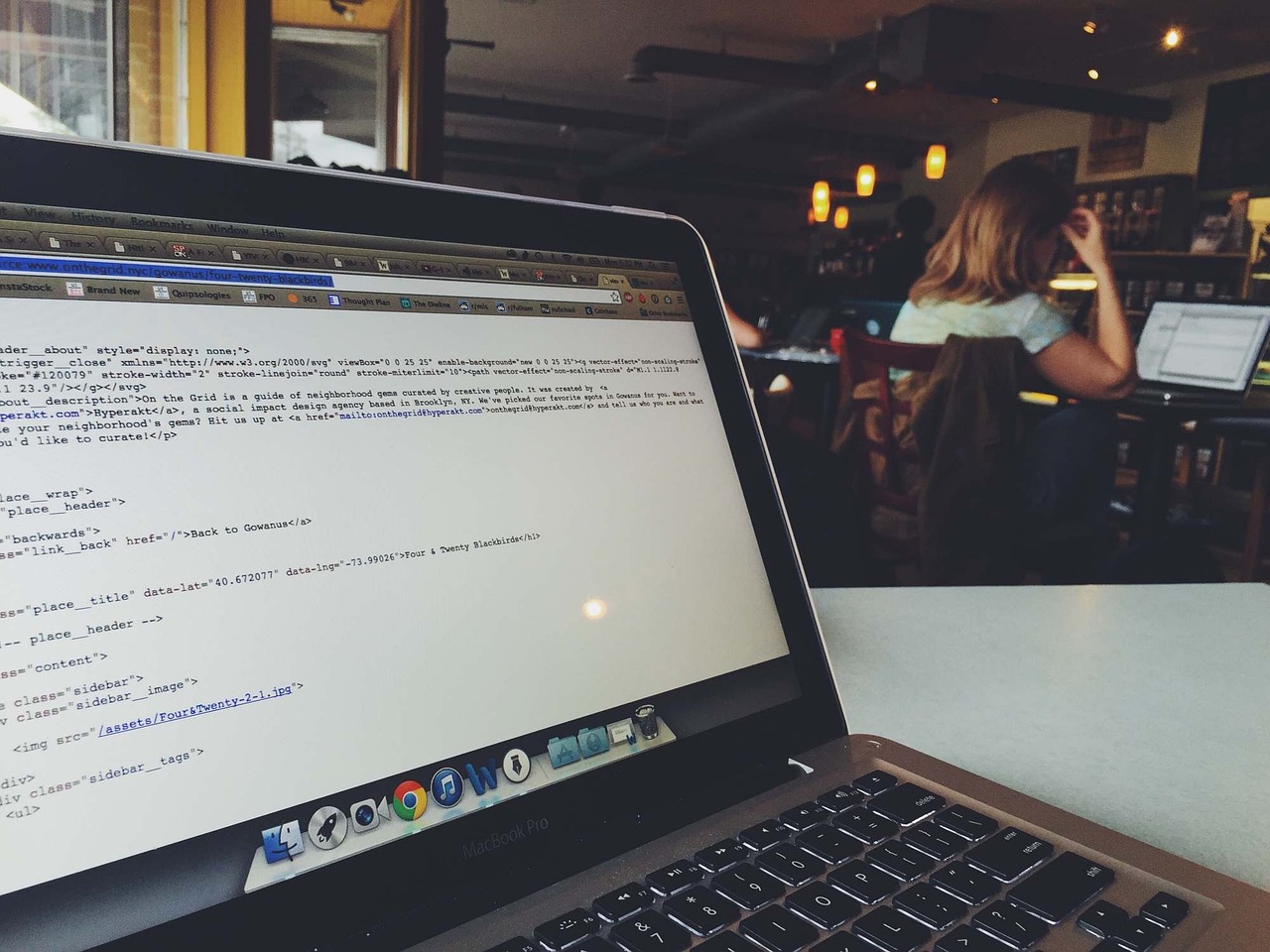 Laptop with campaign work — PPC management